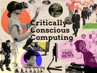 Several applications of computing, including VR, news, robotics, information, and automation.